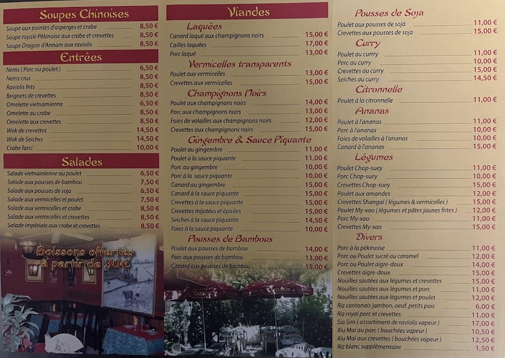 Dragon D’Annam Carcassonne - Menu Image 2